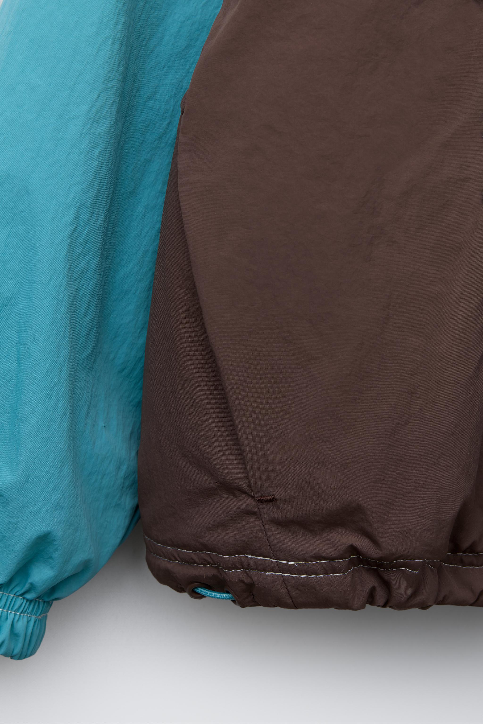 COLORBLOCK POUCH POCKET RAINCOAT